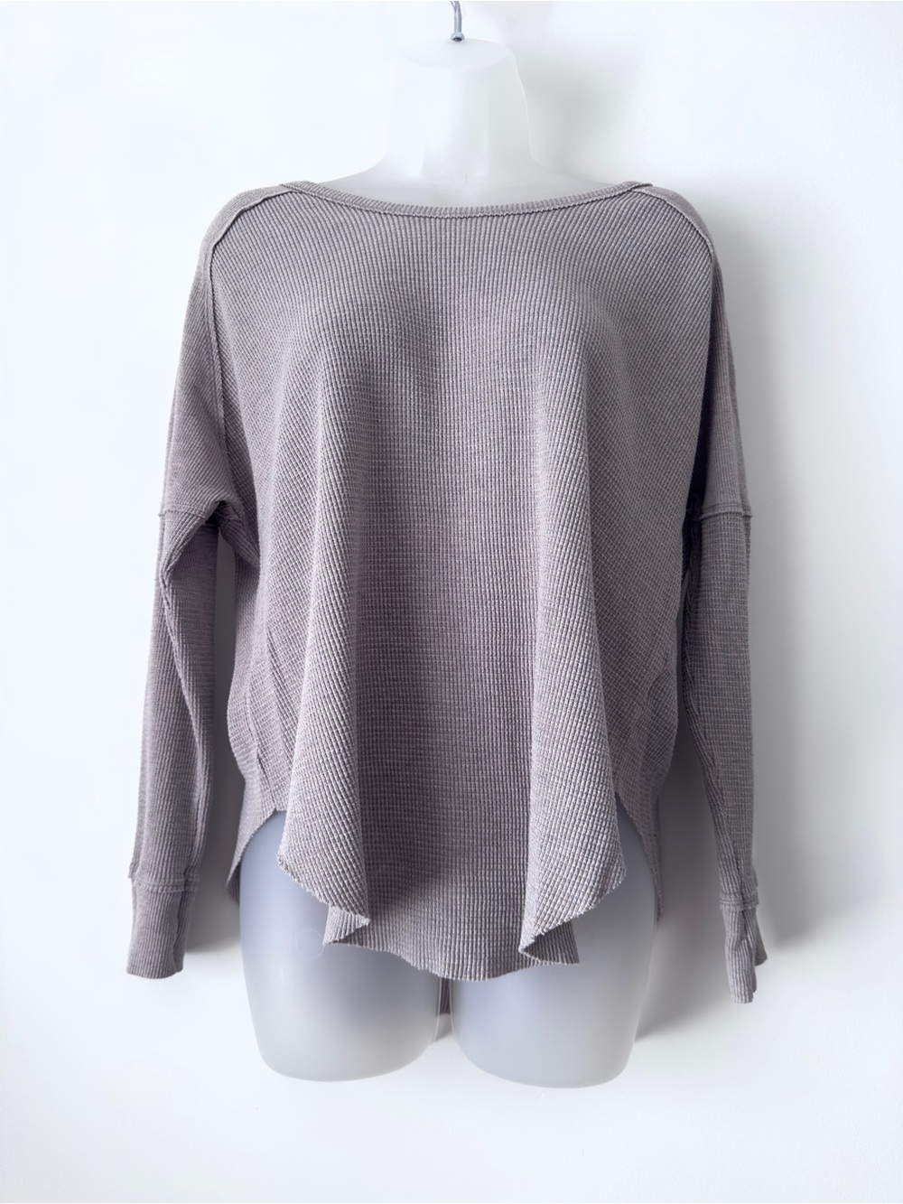 golden by tna aritzia waffle knit top